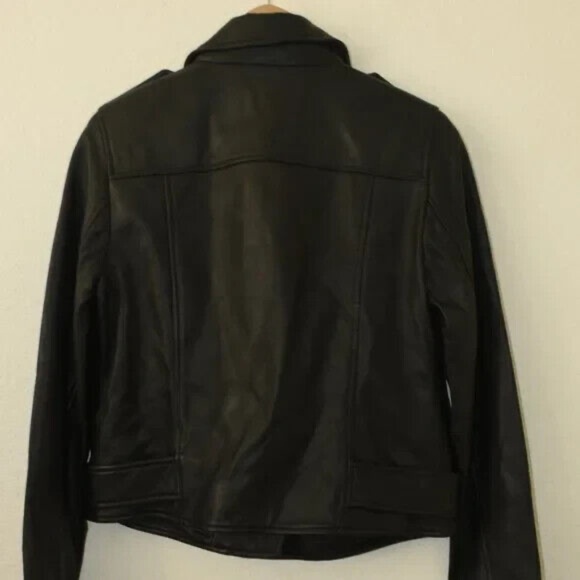 New With Tag Walter Baker Leather Allison Moto Jacket - Picture 8 of 10